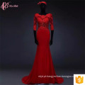 Alibaba Wholesale Red Lace Applique 100% algodão African Design Dresses